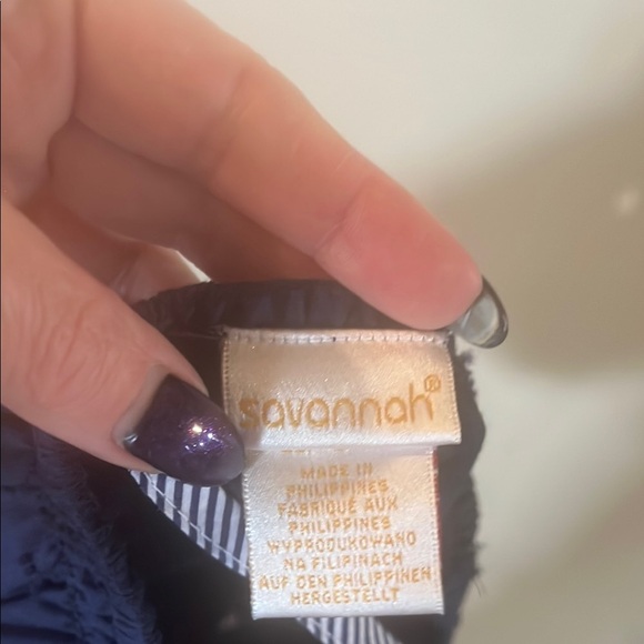 Navy Blue Kids Romper - Picture 4 of 5